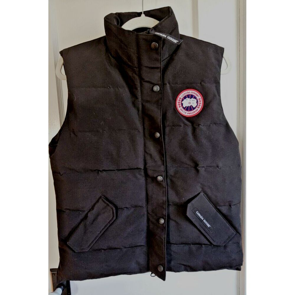 CANADA GOOSE ARCTIC PROGRAM freestyle black Puffer down vest woman Sz M